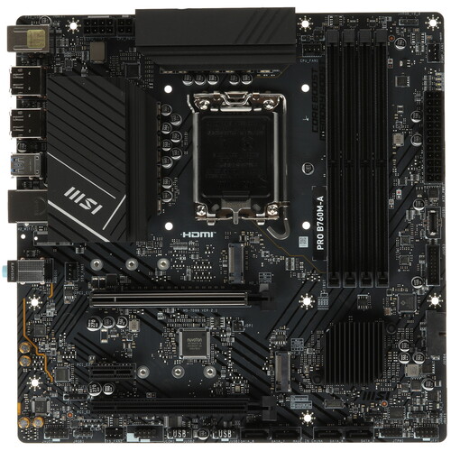 Купить Материнская плата MSI PRO B760M-A  5462217. Характеристики, отзывы и цены в Донецке