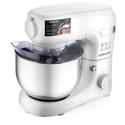 Купить Миксер BRAYER 1502BR белый  5354688. Характеристики, отзывы и цены в Донецке