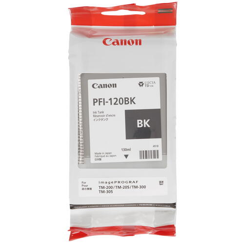 Купить Картридж Canon PFI-120 BK черный  1641200. Характеристики, отзывы и цены в Донецке