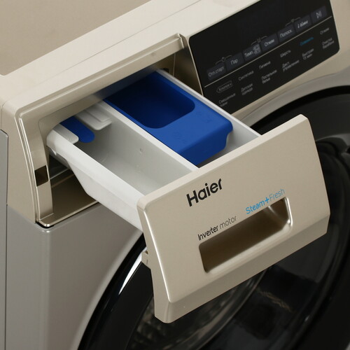 Купить Стиральная машина Haier HW70-BP12959GE золотистый  9218019. Характеристики, отзывы и цены в Донецке