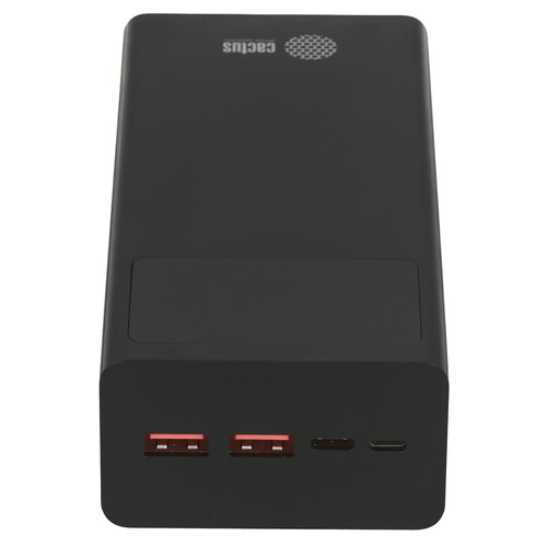 Купить Портативный аккумулятор Cactus CS-PBFSKA-30000 черный  9259524. Характеристики, отзывы и цены в Донецке