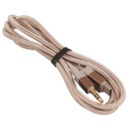 Купить Кабель   Hoco USB Type-C - jack 3.5 мм золотистый  5635270. Характеристики, отзывы и цены в Донецке