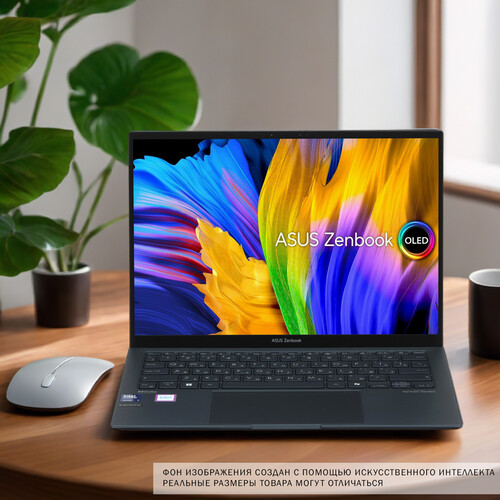 Купить 13.3" Ноутбук ASUS Zenbook S 13 OLED UX5304MA-NQ171 синий  5456018. Характеристики, отзывы и цены в Донецке