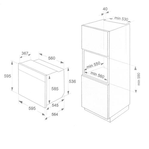 Купить Электрический духовой шкаф Gorenje BSA6737ORAB черный  5371207. Характеристики, отзывы и цены в Донецке