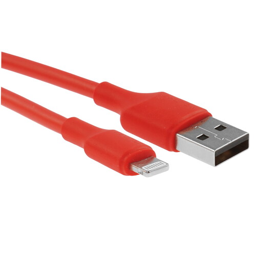Купить Кабель круглый VOLTME Lightning 8-pin - USB 2.0 Type-A красный 2 м  9210867. Характеристики, отзывы и цены в Донецке