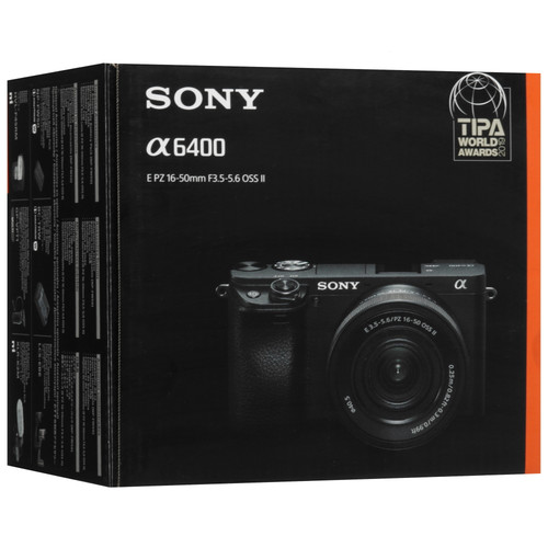 Купить Беззеркальный фотоаппарат Sony Alpha 6400 (ILCE-6400K) Kit 16-50mm черный  5633061. Характеристики, отзывы и цены в Донецке