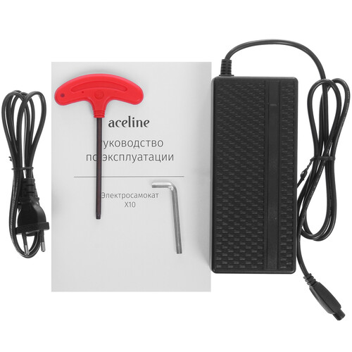 Купить Электросамокат Aceline X10 черный  9047134. Характеристики, отзывы и цены в Донецке