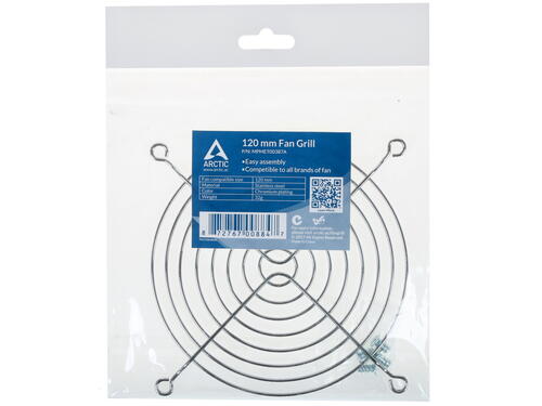 Купить Решетка для вентилятора Arctic Cooling Fan Grill серебристый  1169215. Характеристики, отзывы и цены в Донецке