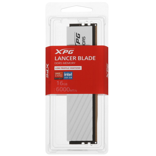 Купить Оперативная память ADATA XPG Lancer Blade [AX5U6000C3616G-SLABWH] 16 ГБ  5636864. Характеристики, отзывы и цены в Донецке