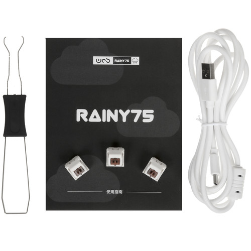 Купить Клавиатура  проводная + беспроводная WOBKEY Rainy75 Pro цвет фиолетовый  5650065. Характеристики, отзывы и цены в Донецке