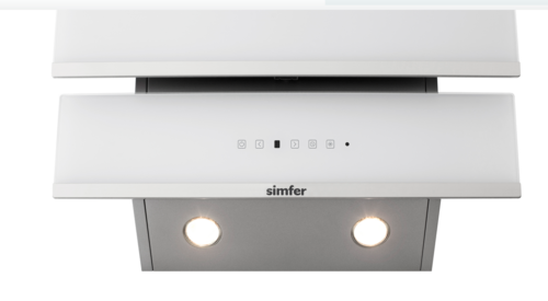 Купить Вытяжка наклонная Simfer SM63W1 белый/белый, серебристый  9211412. Характеристики, отзывы и цены в Донецке