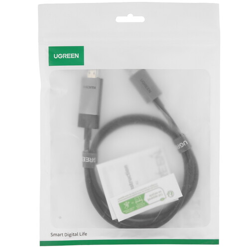Купить Кабель однонаправленный Ugreen DisplayPort - HDMI, 1 м  9191087. Характеристики, отзывы и цены в Донецке