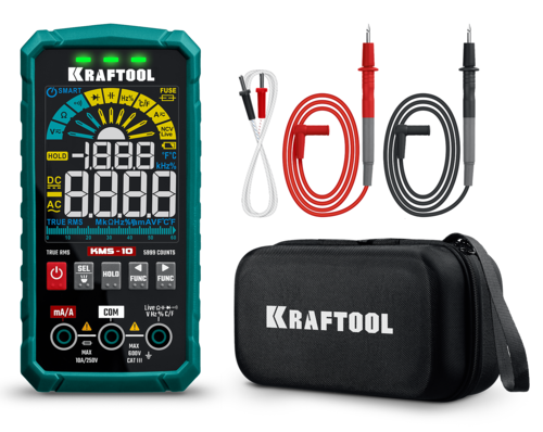 Купить Мультиметр KRAFTOOL KMS-10  9312296. Характеристики, отзывы и цены в Донецке