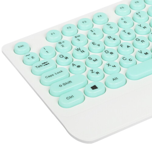 Купить Клавиатура+мышь беспроводная   JETACCESS SmartLine KM39W зеленый  5474185. Характеристики, отзывы и цены в Донецке