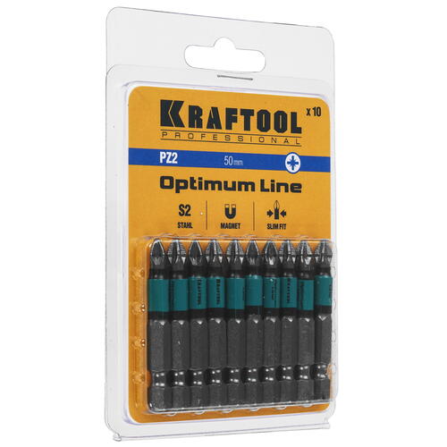 Купить Набор бит KRAFTOOL 26124-2-50-10  9108190. Характеристики, отзывы и цены в Донецке