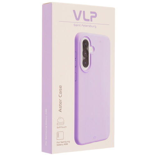 Купить Накладка  VLP Aster Case для Samsung Galaxy A56 фиолетовый  5619735. Характеристики, отзывы и цены в Донецке