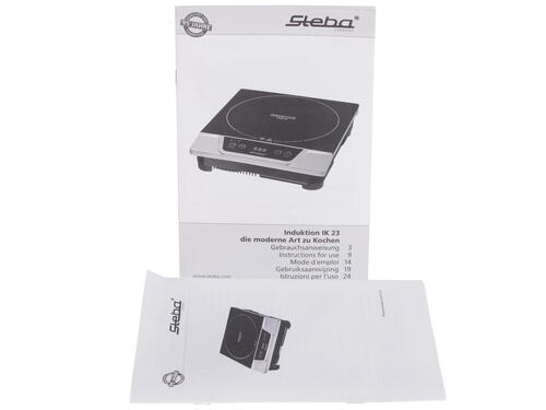 Купить Плита компактная электрическая Steba IK23 черный  1030744. Характеристики, отзывы и цены в Донецке