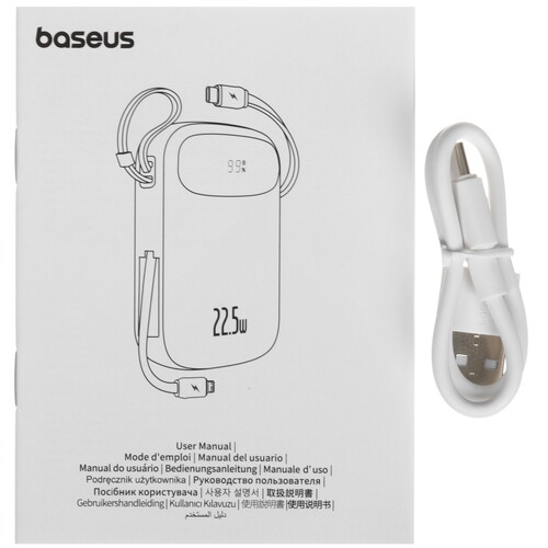 Купить Портативный аккумулятор Baseus Qpow2 голубой  5609320. Характеристики, отзывы и цены в Донецке