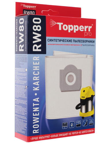 Купить Мешок-пылесборник Topperr RW 80 белый  1097504. Характеристики, отзывы и цены в Донецке