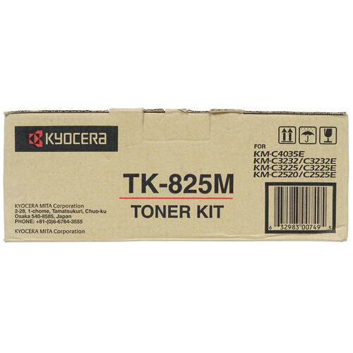 Купить Картридж лазерный Kyocera TK-825M пурпурный, с чипом  0187006. Характеристики, отзывы и цены в Донецке