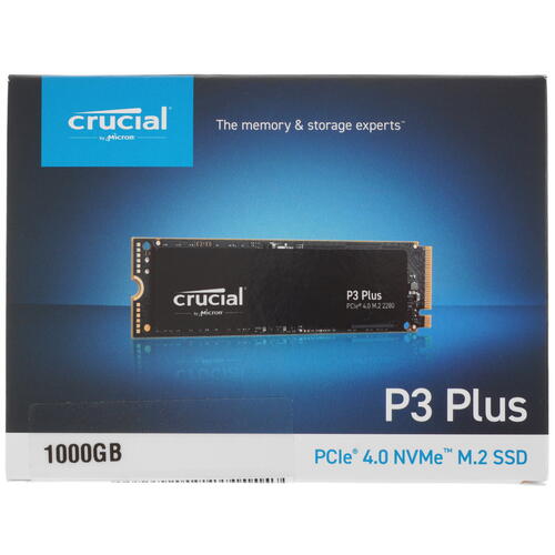 Купить 1000 ГБ M.2 NVMe накопитель Crucial P3 Plus [CT1000P3PSSD8]  5045154. Характеристики, отзывы и цены в Донецке