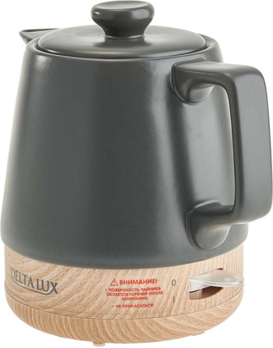 Купить Электрочайник DELTA LUX DE-1014 черный  9235544. Характеристики, отзывы и цены в Донецке