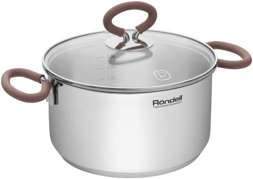Купить Кастрюля Rondell Etery RDS-1600 5.1 л 24 см серебристый  9309601. Характеристики, отзывы и цены в Донецке