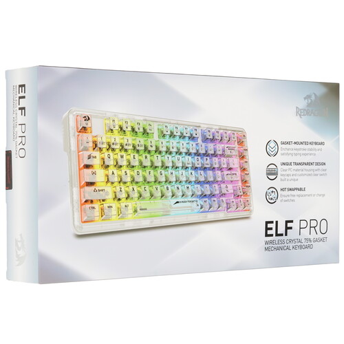Купить Клавиатура  проводная + беспроводная Redragon Elf Pro  9196342. Характеристики, отзывы и цены в Донецке