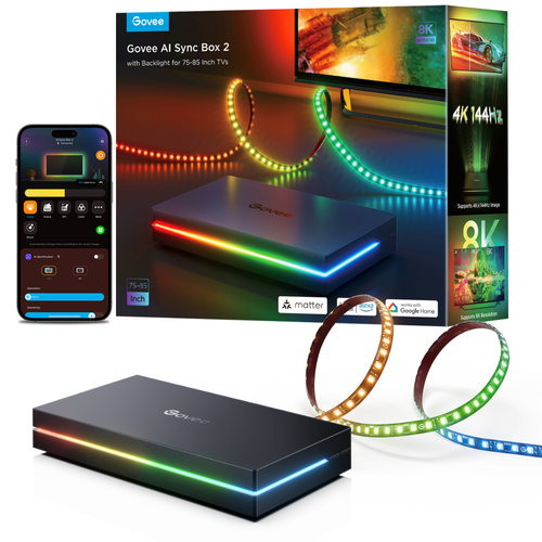 Купить Подсветка для телевизора Govee AI Sync Box 2  5647444. Характеристики, отзывы и цены в Донецке