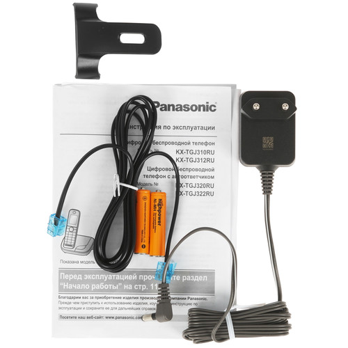 Купить Телефон беспроводной (DECT) Panasonic KX-TGJ320RUB  7931932. Характеристики, отзывы и цены в Донецке
