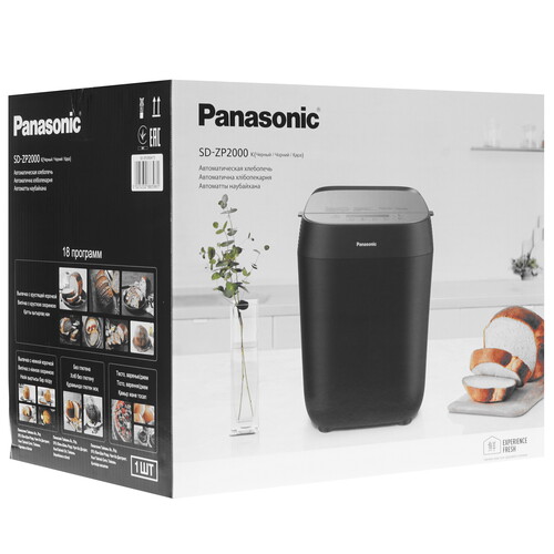Купить Хлебопечь Panasonic SD-ZP2000kts черный  1343125. Характеристики, отзывы и цены в Донецке