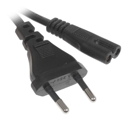 Купить Кабель питания DEXP IEC 320 C7 - CEE 7/16  1319862. Характеристики, отзывы и цены в Донецке