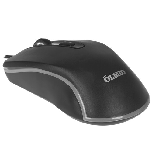 Купить Мышь проводная Olmio CM-12 [043973] черный  5024838. Характеристики, отзывы и цены в Донецке