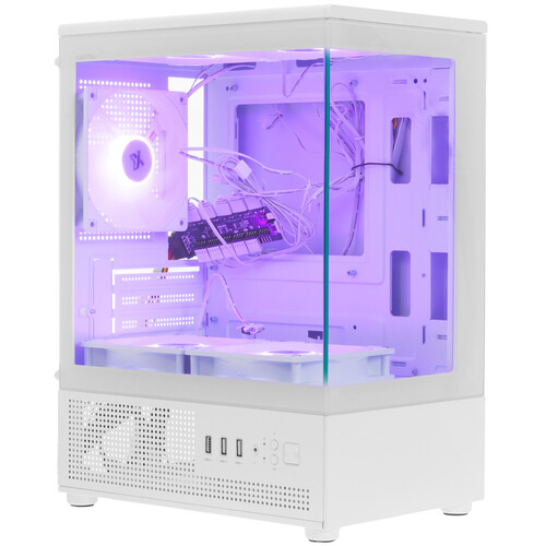 Купить Корпус XASTRA Q300M 5ARGB-FC-C6 [Q300M-5FC12A-C6-WH] белый  9314216. Характеристики, отзывы и цены в Донецке