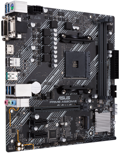 Купить Материнская плата ASUS PRIME A520M-E/CSM  5463176. Характеристики, отзывы и цены в Донецке
