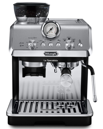 Купить Кофеварка рожковая Delonghi EC9155.MB серебристый  9101002. Характеристики, отзывы и цены в Донецке
