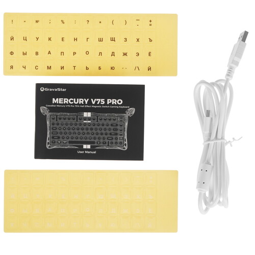 Купить Клавиатура  проводная + беспроводная GravaStar Mercury K1  9304550. Характеристики, отзывы и цены в Донецке