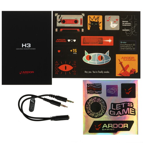 Купить Проводные наушники ARDOR GAMING H3 черный 2024  9084848. Характеристики, отзывы и цены в Донецке