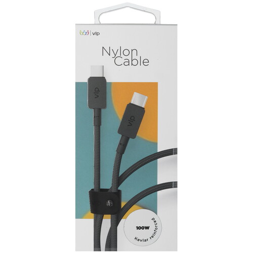 Купить Кабель круглый VLP USB Type-C - USB Type-C черный 1.2 м  5466285. Характеристики, отзывы и цены в Донецке