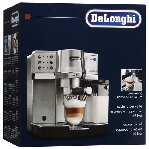 Купить Кофеварка рожковая Delonghi EC860.M серебристый  9276012. Характеристики, отзывы и цены в Донецке