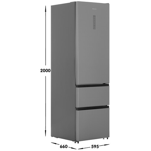 Купить Холодильник многодверный   Hisense RM469N4ACD серебристый  9090088. Характеристики, отзывы и цены в Донецке