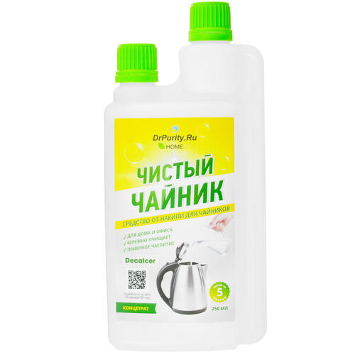 Купить Жидкость для удаления накипи Dr.Purity чистый чайник  5333253. Характеристики, отзывы и цены в Донецке