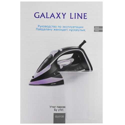 Купить Утюг GALAXY LINE GL 6135 черный  9129713. Характеристики, отзывы и цены в Донецке