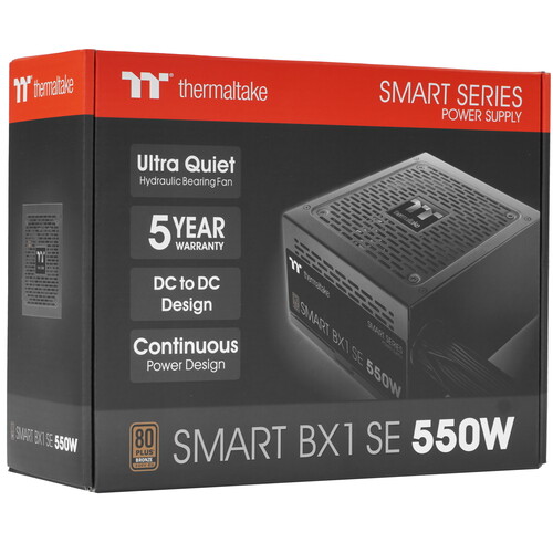 Купить Блок питания Thermaltake Smart BX1 SE 550W  5636477. Характеристики, отзывы и цены в Донецке