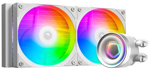 Купить Система охлаждения ID-COOLING FX240 INF  белая  5485350. Характеристики, отзывы и цены в Донецке