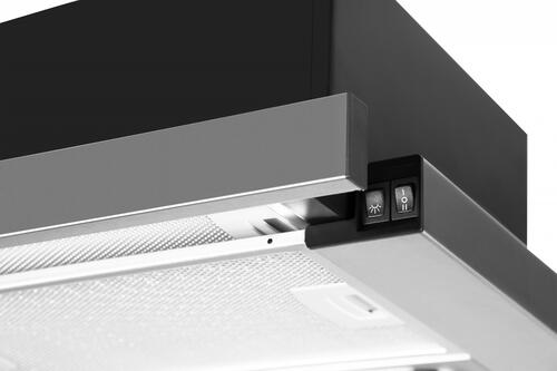 Купить Вытяжка телескопическая Weissgauff TEL 450 X черный/серебристый  9955221. Характеристики, отзывы и цены в Донецке