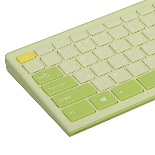 Купить Клавиатура+мышь беспроводная   Acer OCC205 желтый  9091296. Характеристики, отзывы и цены в Донецке