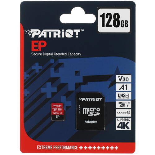 Купить Карта памяти Patriot EP microSDXC 128 ГБ [PEF128GEP31MCX]  5077714. Характеристики, отзывы и цены в Донецке