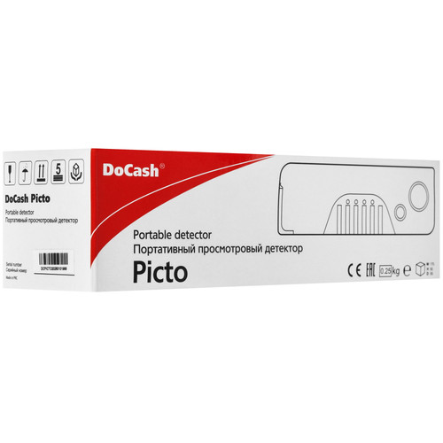 Купить Детектор банкнот DoCash Picto черный  9414608. Характеристики, отзывы и цены в Донецке