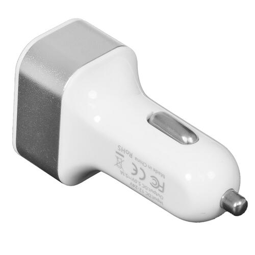 Купить Автомобильное ЗУ Cablexpert MP3A-UC-CAR17 белый  9064729. Характеристики, отзывы и цены в Донецке